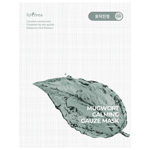 Isntree Mask Face Gauze Calming Mugwort 23 g 10 Unidades