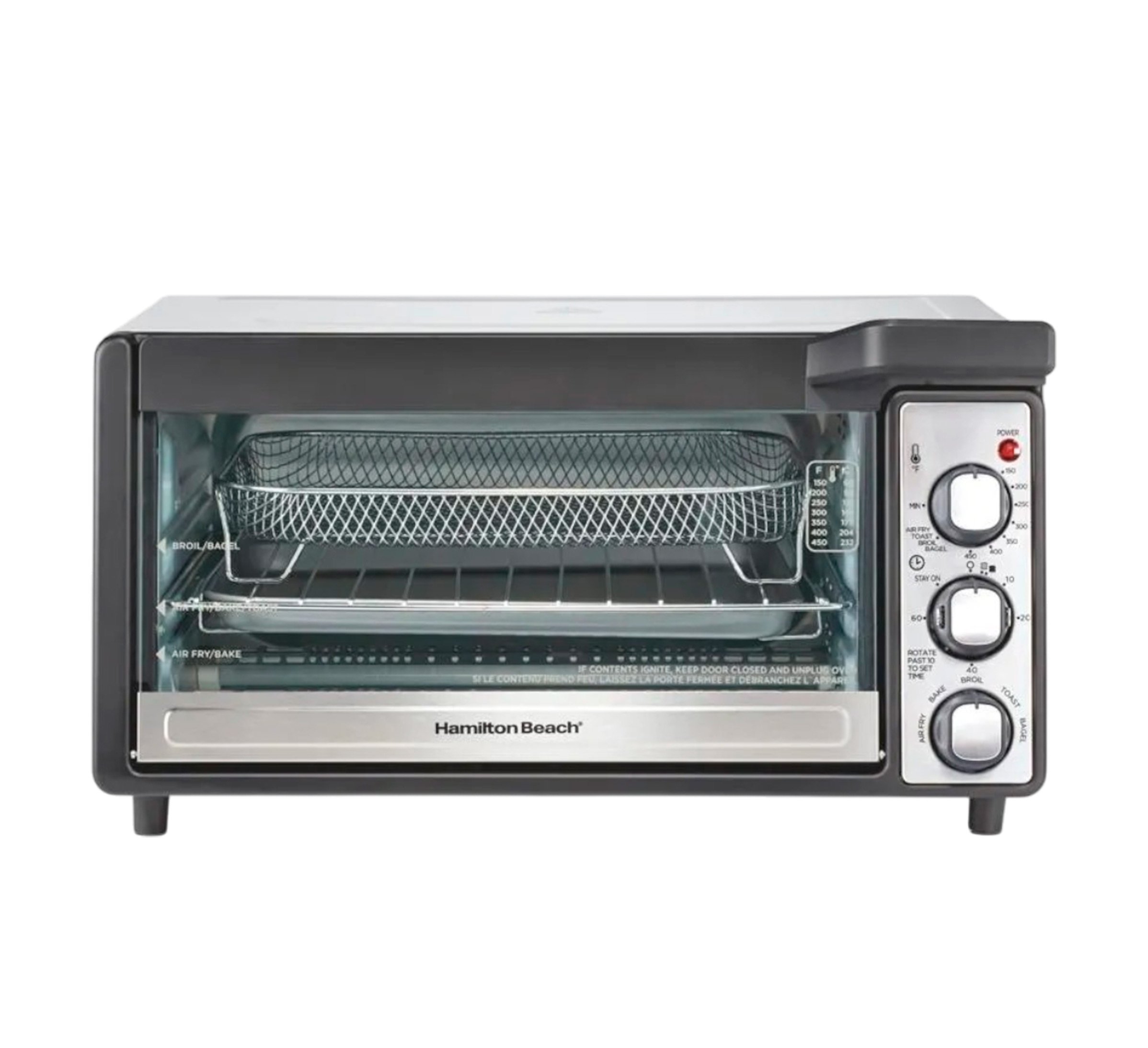Hamilton Beach Horno Freidora De Aire 6 Rebanadas