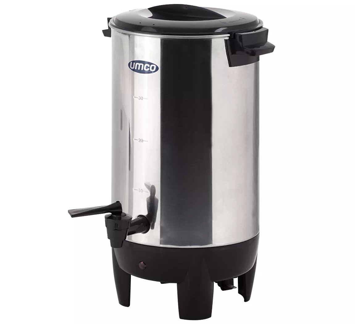 Umco Dispensador De Café 30 Tazas Cuerpo Acero Inoxidable Cafetera