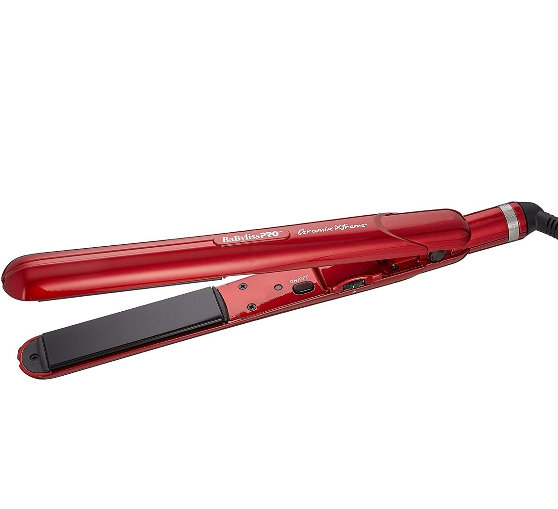 Babyliss pro juego de secador y plancha xtreme color rojo