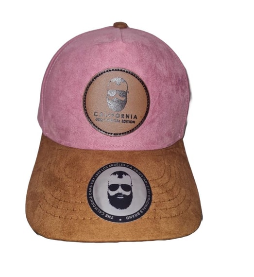 CALIFORNIA CAPS TRUCKER ROSADO VISERA CAFE