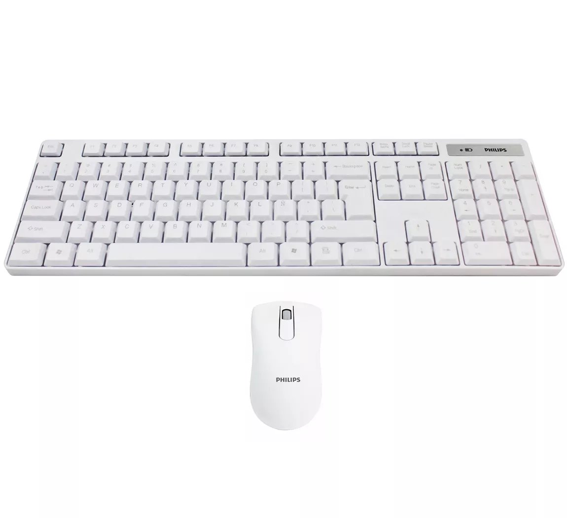 Philips Combo Teclado + Mouse Inalámbrico Teclado En Español