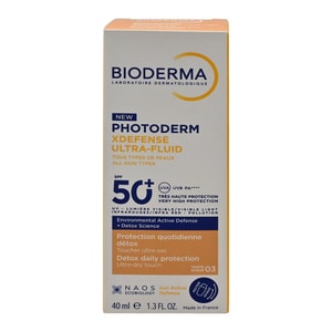 Bioderma Protector Solar Photoderm Xdefense Ultra-Fluid Spf50+ Tono 3 Doree 40 ml