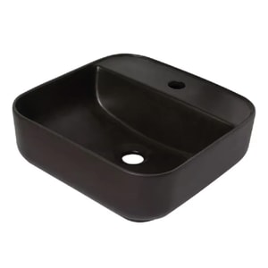 LAVABO CUADRADO NEGRO MATE 500X400X130MM 4GNT112