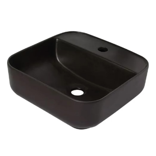 LAVABO CUADRADO NEGRO MATE 500X400X130MM 4GNT112