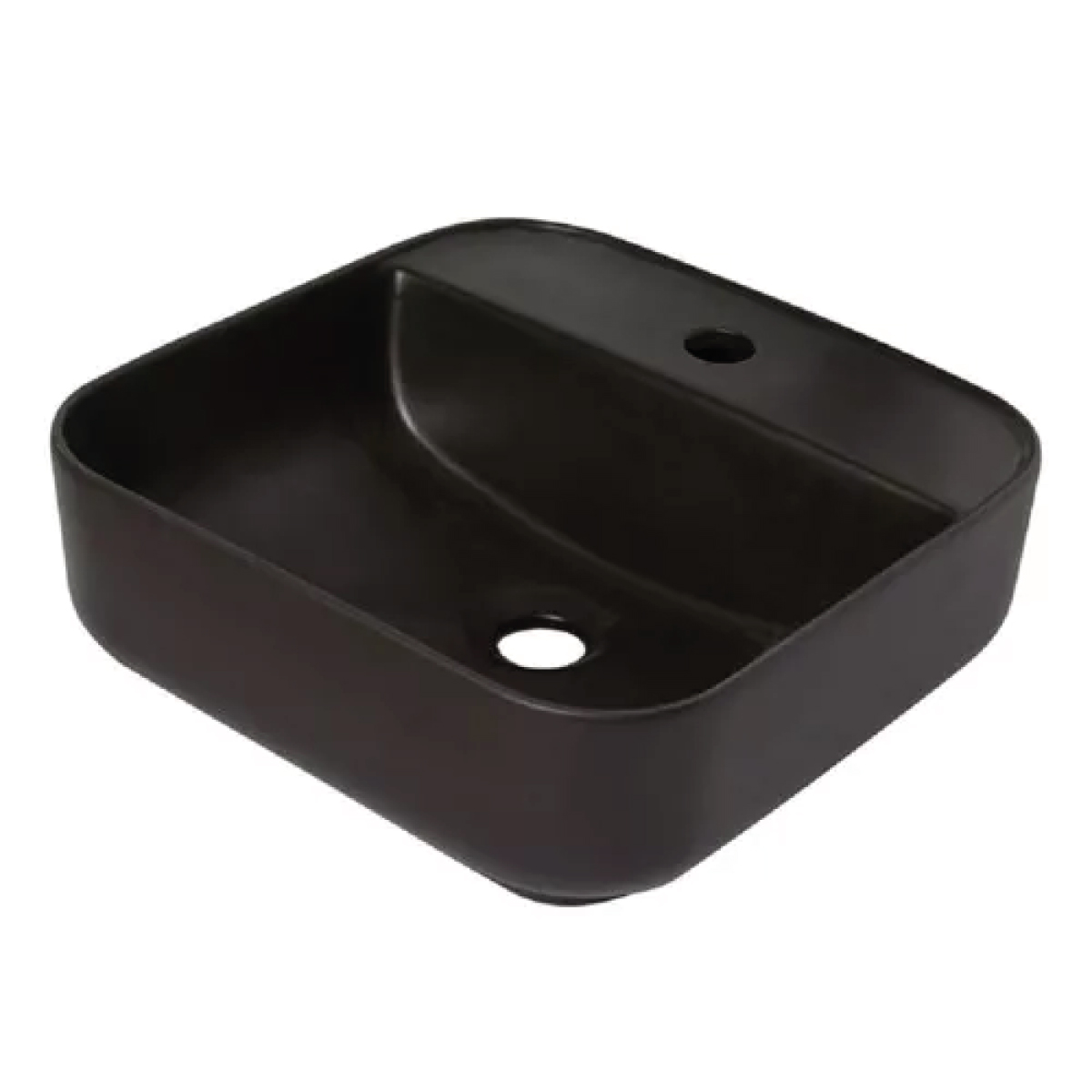 LAVABO CUADRADO NEGRO MATE 500X400X130MM 4GNT112