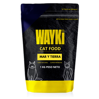 WAYKI CAT FOOD MAR Y TIERRA  1kg