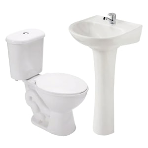 TOILET EXPRESS ANDES JUEGO BANO COMPLETO BL.
