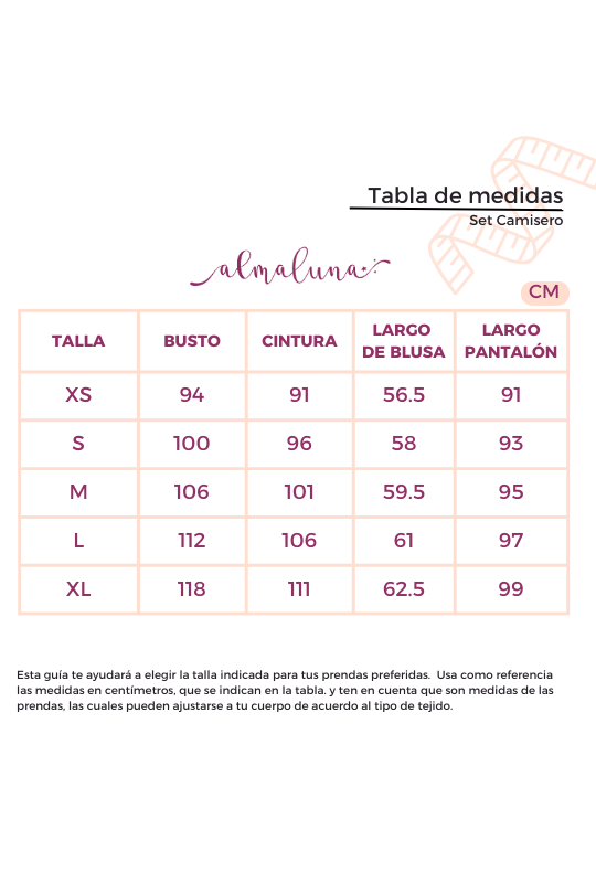 SET CAMISERO LINDE
