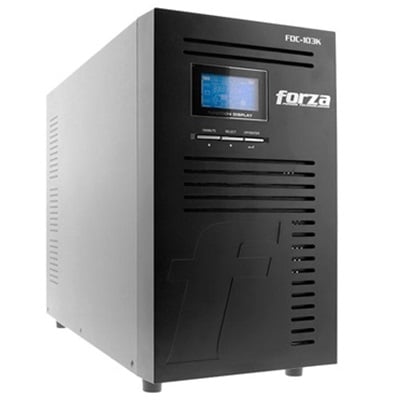 UPS FORZA ONLINE 3KVA 3000 VATIOS Y 3000 WATTS 110 V. FDC-103K