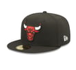 5950 NEW ERA CHICAGO BULLS NEGRA 7 1/8