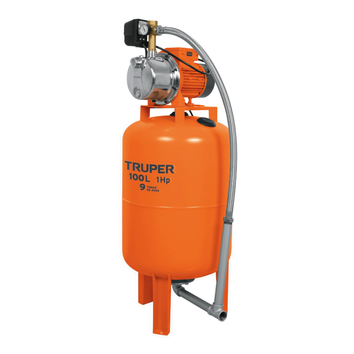 SISTEMA HIDRO. JET 1HP TANQUE 100LT. TRUPER 12255