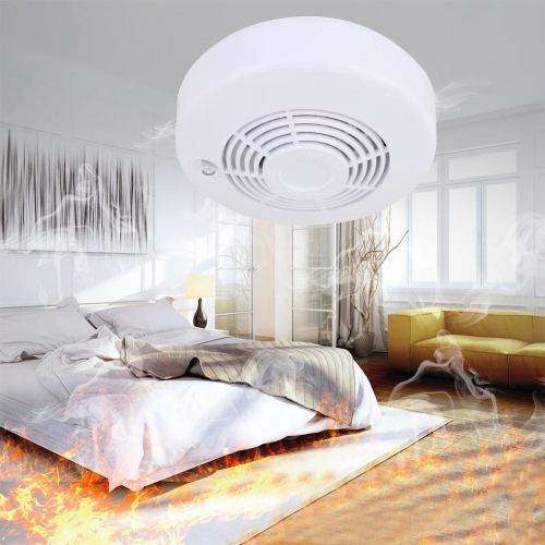 ALARMA DETECTOR HUMO BATERIA 9V.