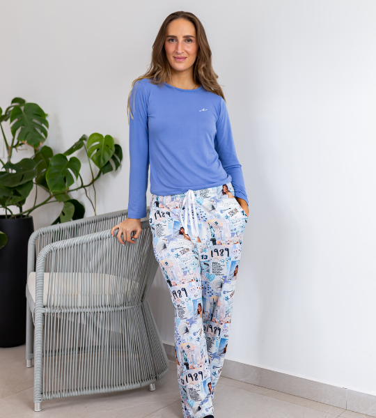 DAMA PIJAMA AZUL TAYLOR SWIFT 1989