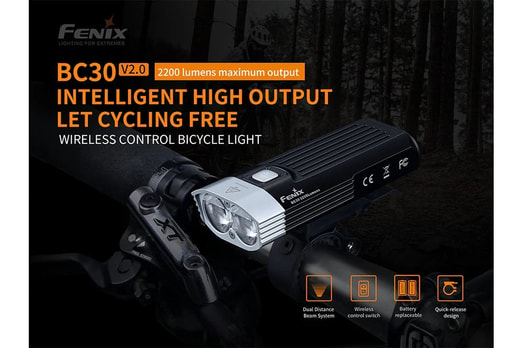 FENIX BC30 V2.0 LED BIKE LIGHT