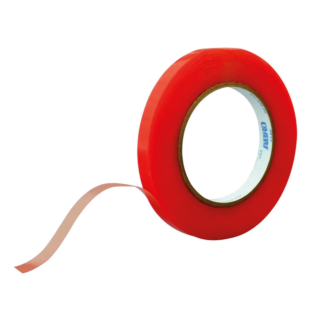 CINTA DOBLE FAZ POLYSTER ROJA ABRO 12MMX30M