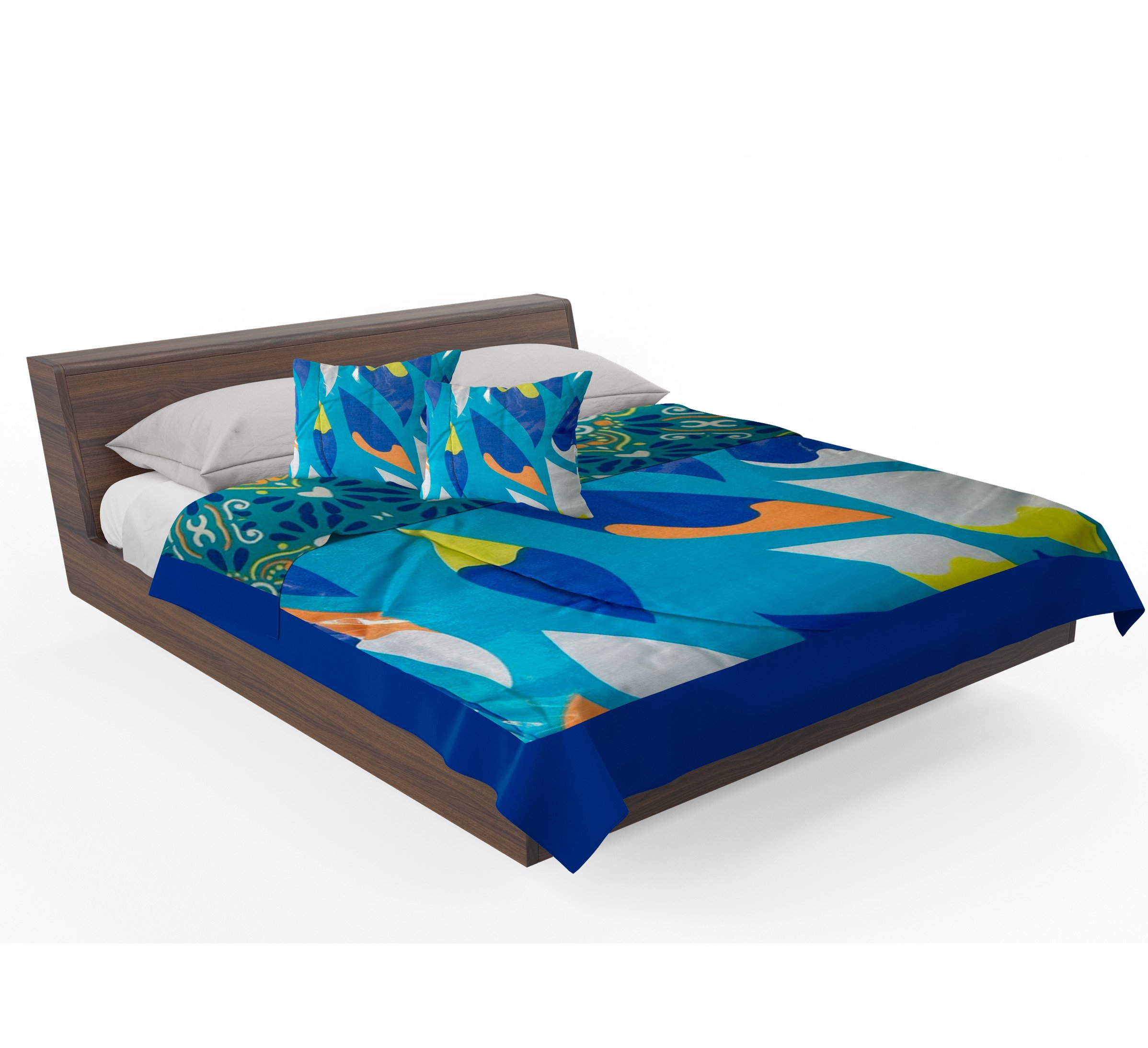 Edredón tropical de 2 plazas con vuelo de 24cm