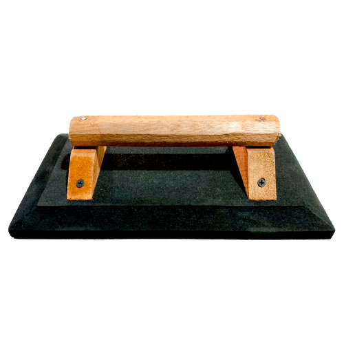 PALETA BASE ESPONJA 32X18CM ASA DE MADERA