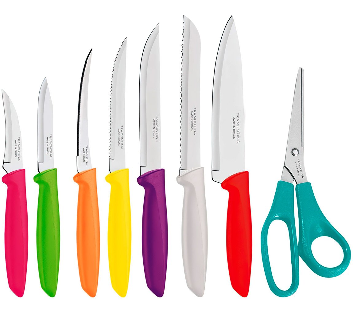 Tramontina Juego De Cuchillos 8 Piezas