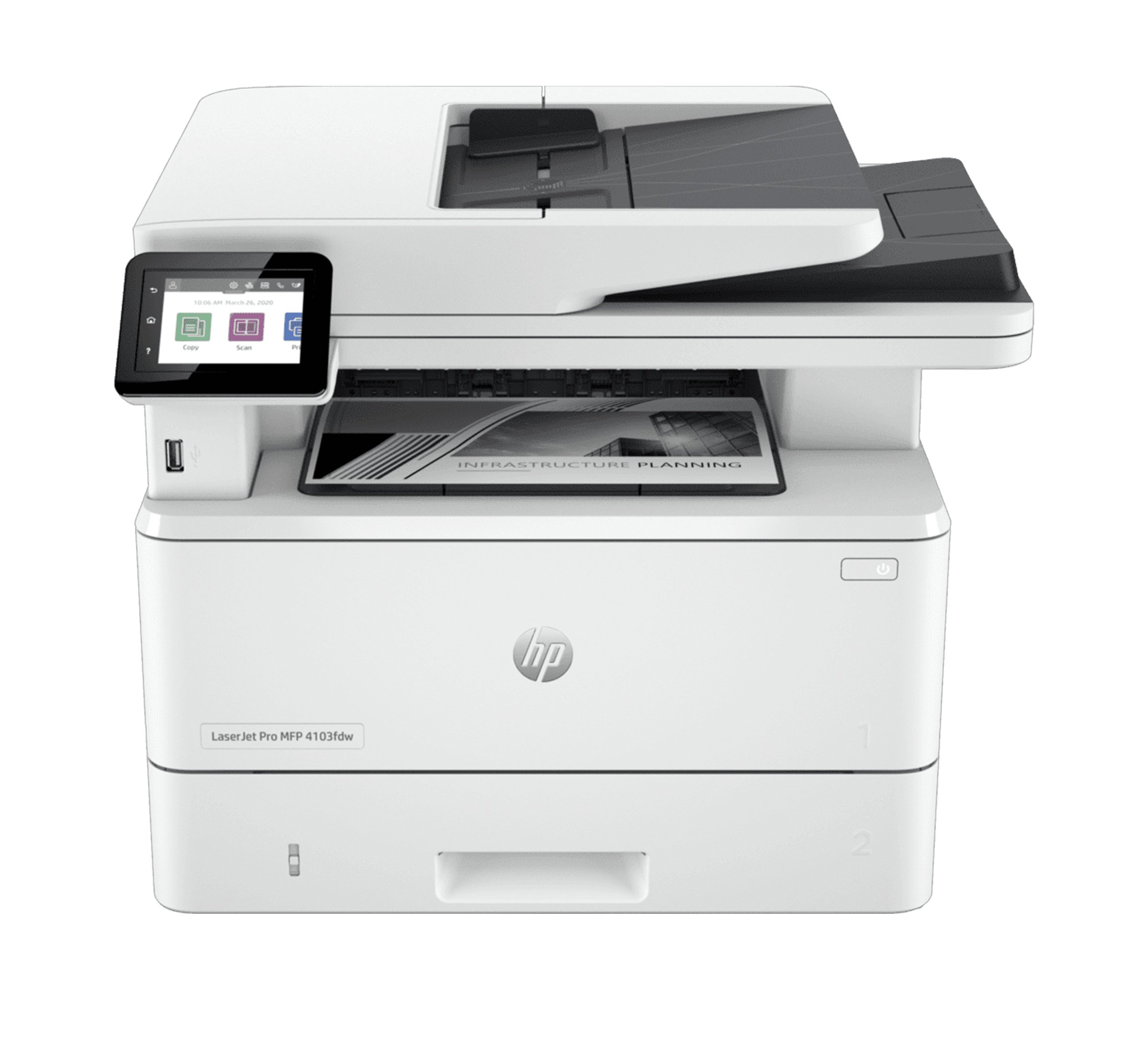 Hp Impresora LaserJet Pro4103FDW Monocromática