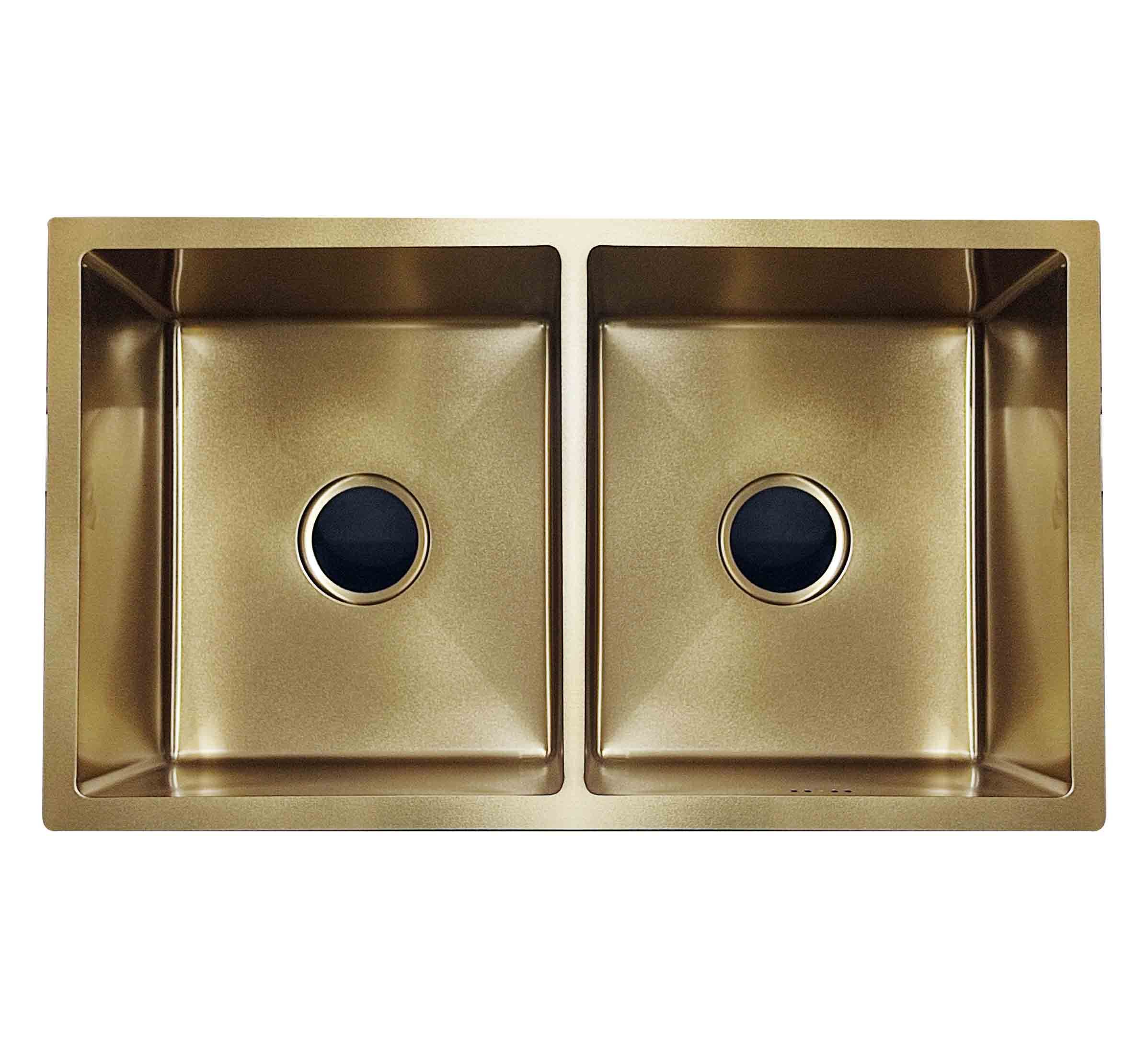 Bp fregadero luxury premium undermount luisiana satin gold