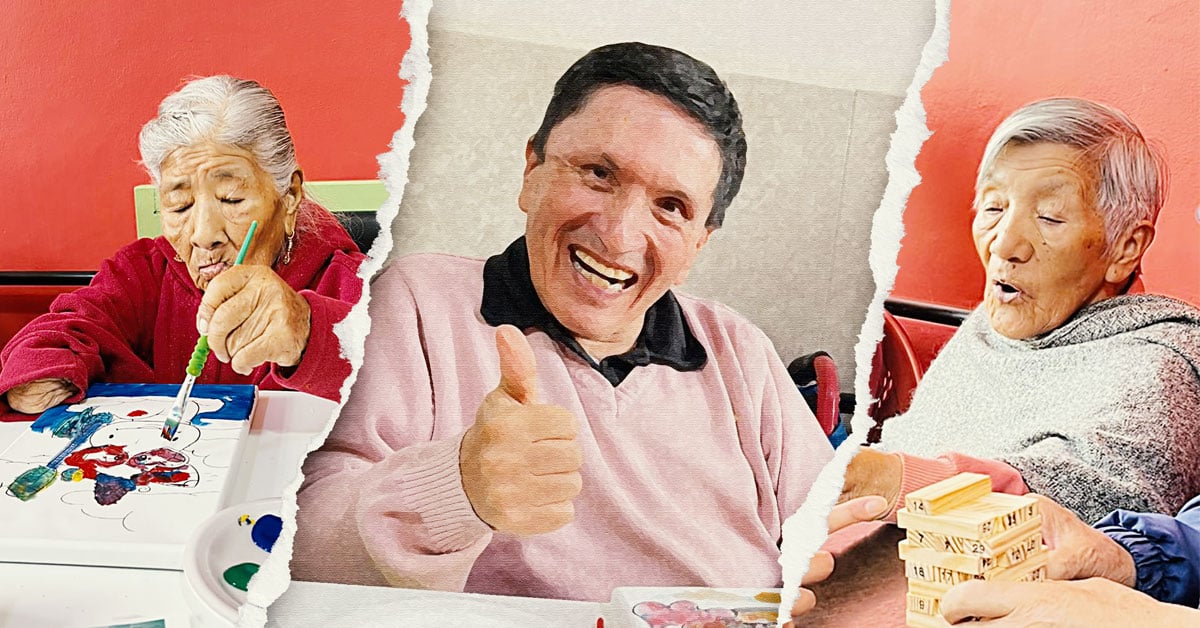 Una mañana de integración con los adultos mayores de la Fundación CUDAM.