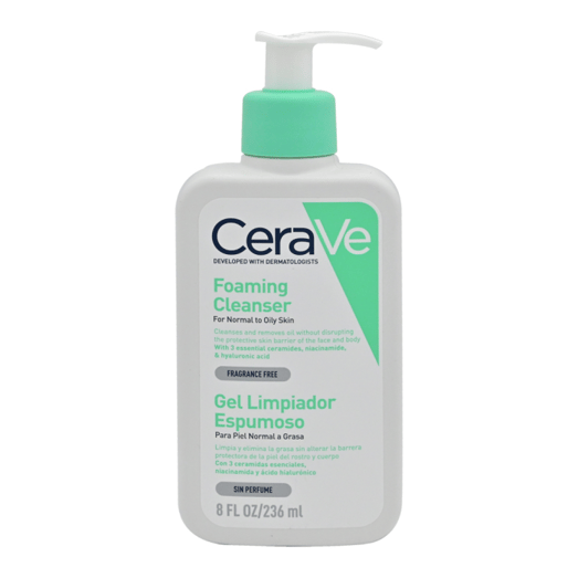 Cerave Gel Limpiador Espumoso Cara-Cuerpo 236 ml