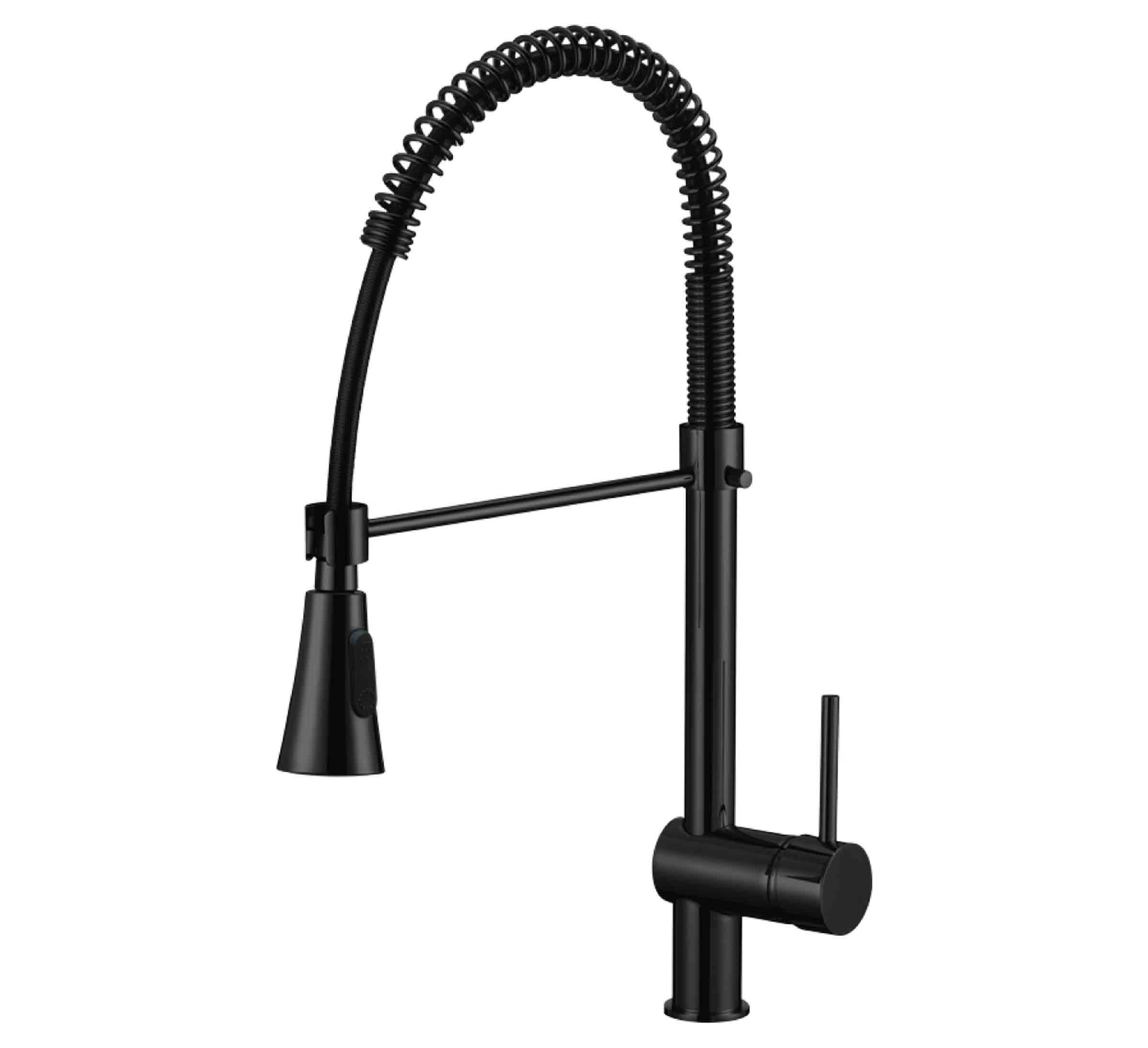 Bp llave de agua  | modelo viterbo | color black (griferia de cocina)