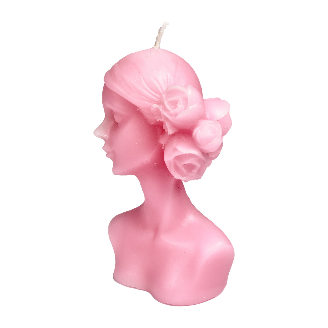 Vela decorativa en forma de ROSTRO
