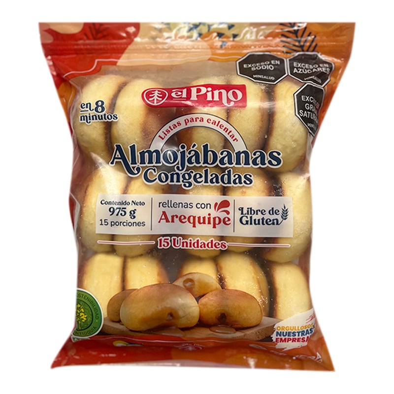 ALMOJÁBANAS CONGELADAS PRE HORNEADAS RELLENAS CON AREQUIPE