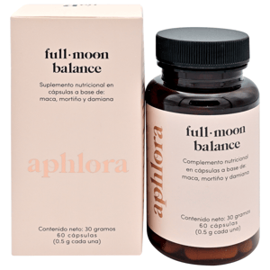 Aphlora Suplemento Alimenticio Full Moon Balance Capsula *60