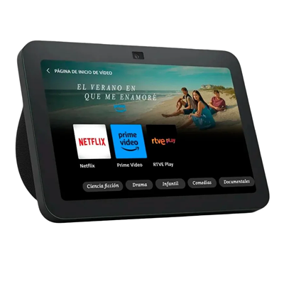 PANTALLA INTELIGENTE AMAZON ECHO SHOW 8 3RA GEN. NEGRO TACTIL 8 ALEXA WIFI BT ZIGBEE FIRE OS