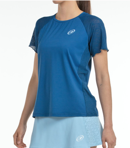 CAMISETA BULLPADEL DEDALE AZUL TINTA