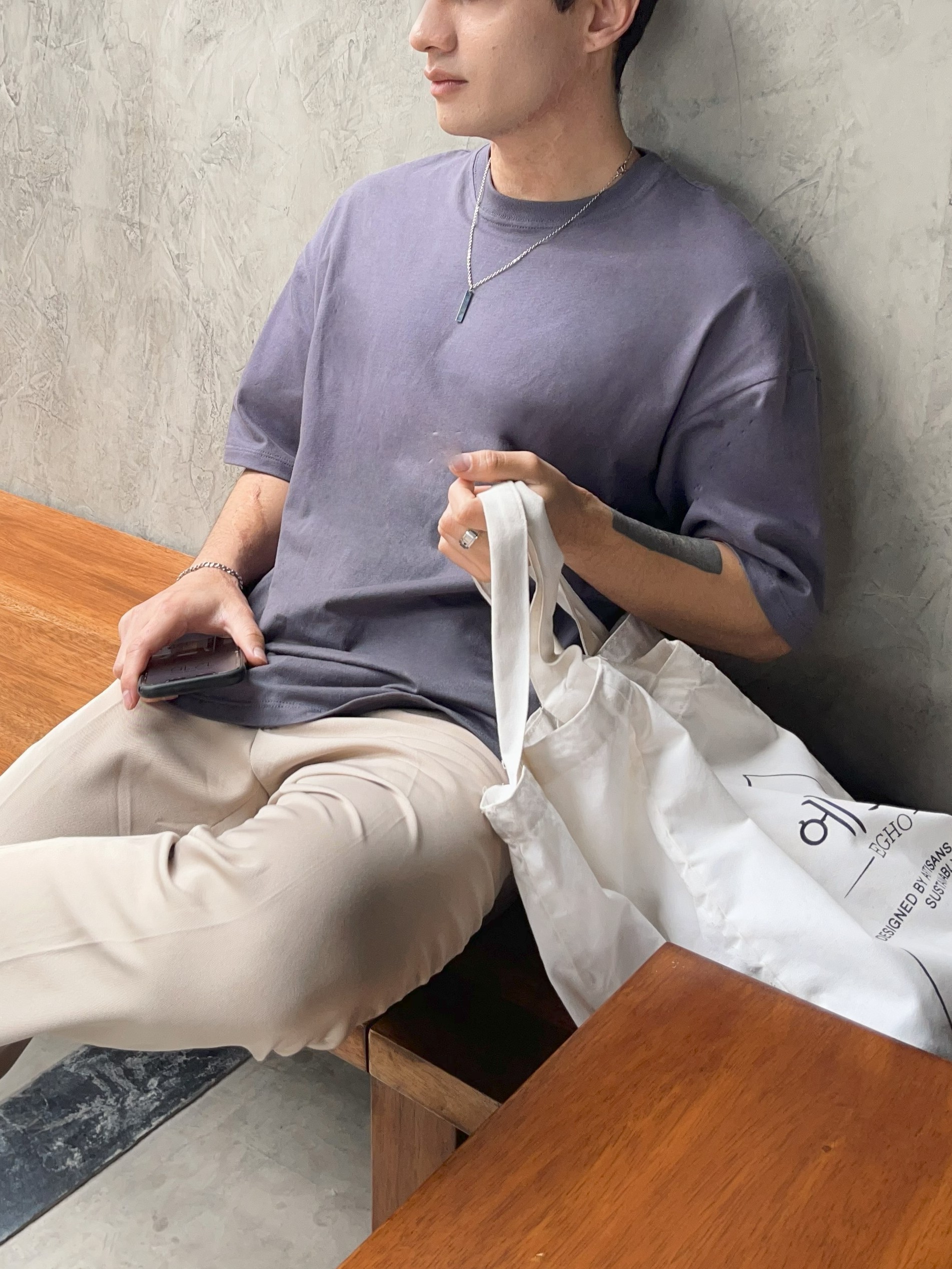 CAMISETA MANGA OVERSIZE