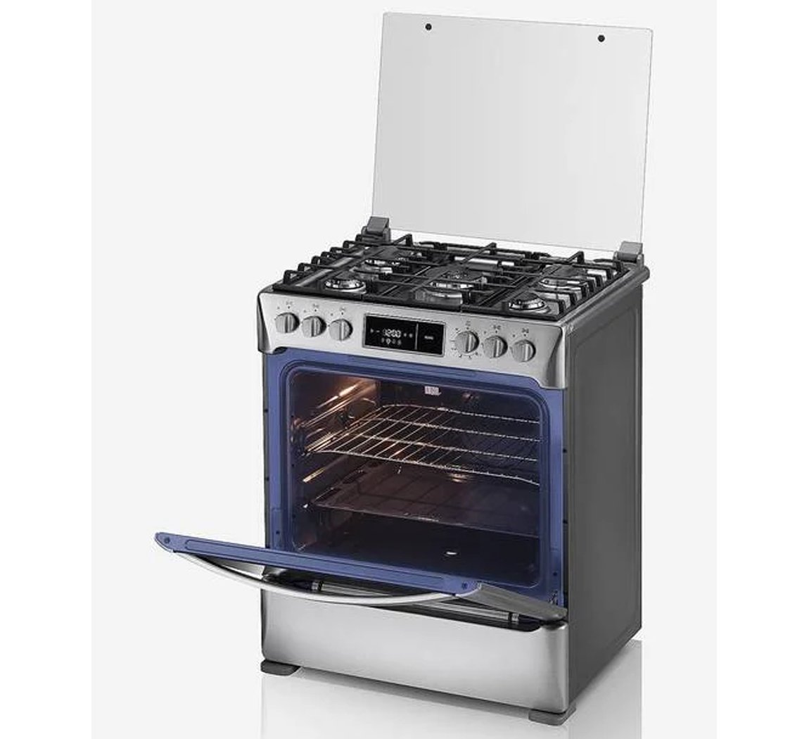 Indurama Cocina Roma Zafiro 5 Quemadores Acero Inoxidable