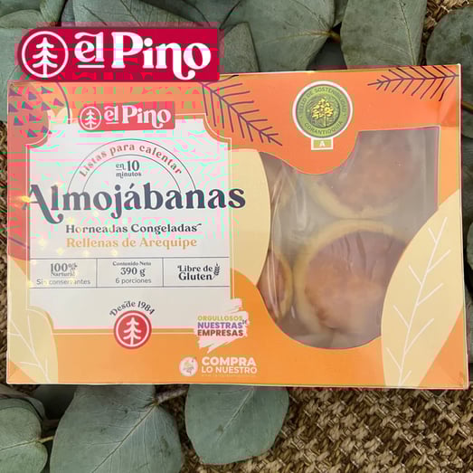ALMOJÁBANAS CONGELADAS PRE HORNEADAS RELLENAS CON AREQUIPE