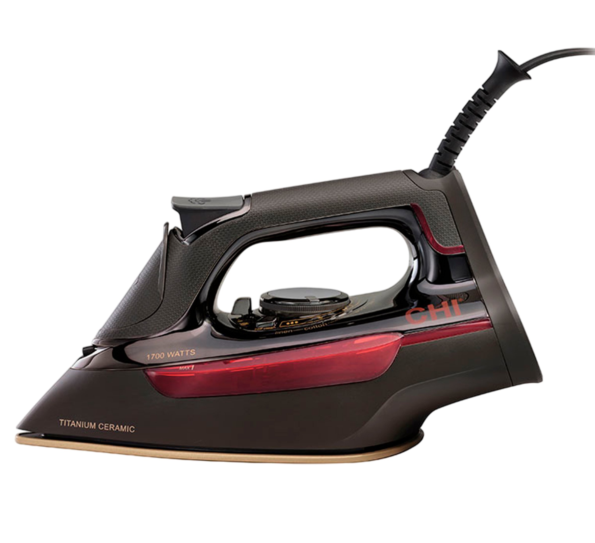 CHI Steam plancha de ropa a vapor profesional Negro