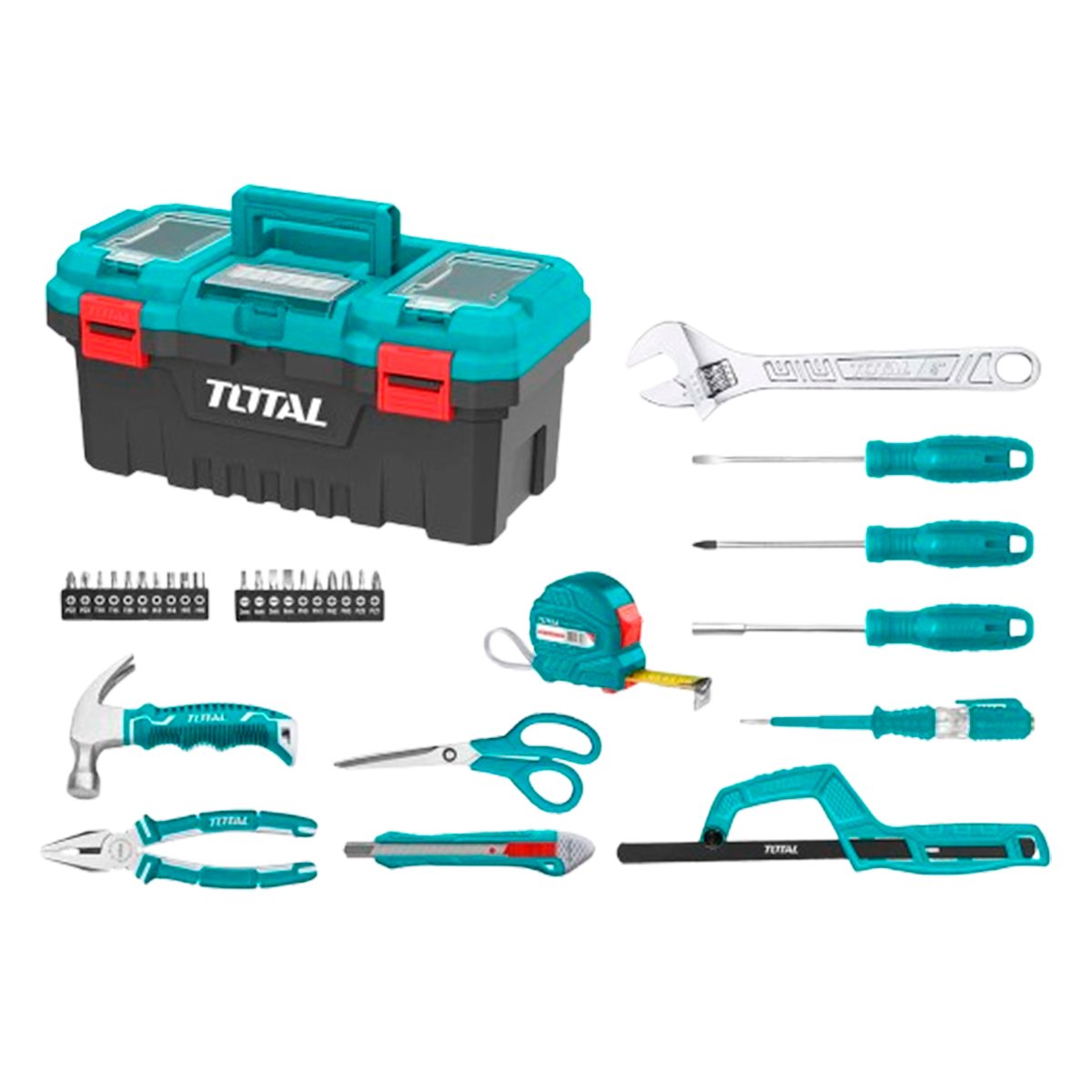Total Herramientas Manuales En Set De 32 Piezas