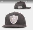 5950 NEW ERA LAS VEGAS RAIDERS SUEDES OF GREY 7 1/2