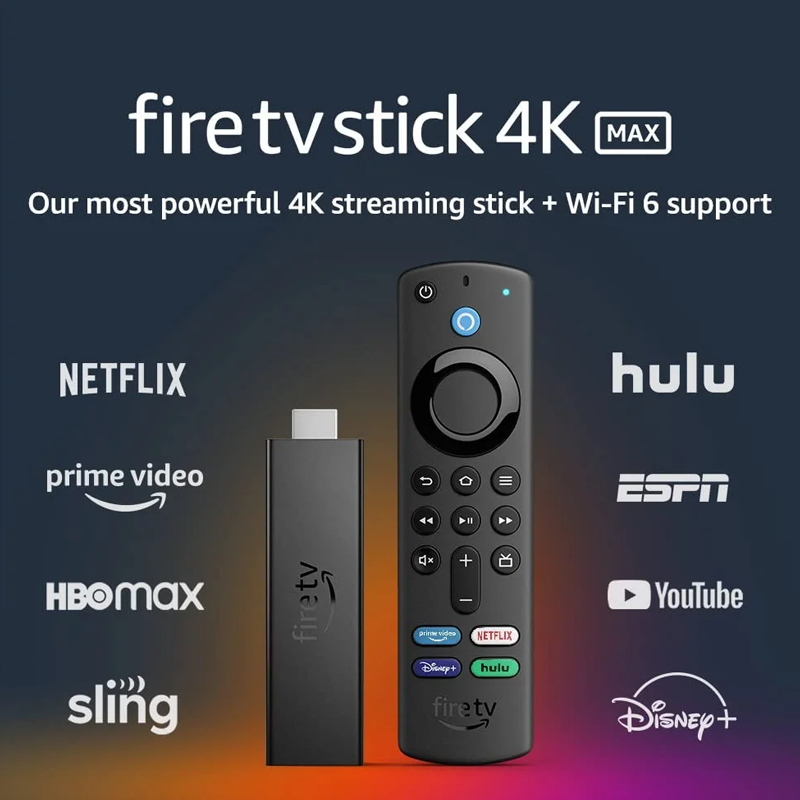Fire TV Stick 4K con WiFi 6 y Alexa – Streaming rápido y control por v