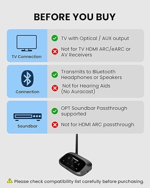 TRANSMISOR DE BLUETOOH OASIS PLUS 2
