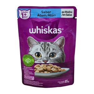 Whiskas Alimento Humedo En Salsa Gato Adulto Atun *85G