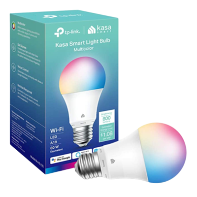 FOCO BOMBILLO WIFI TP-LINK KL125 BLANCO Y CALIDO SMART KASA