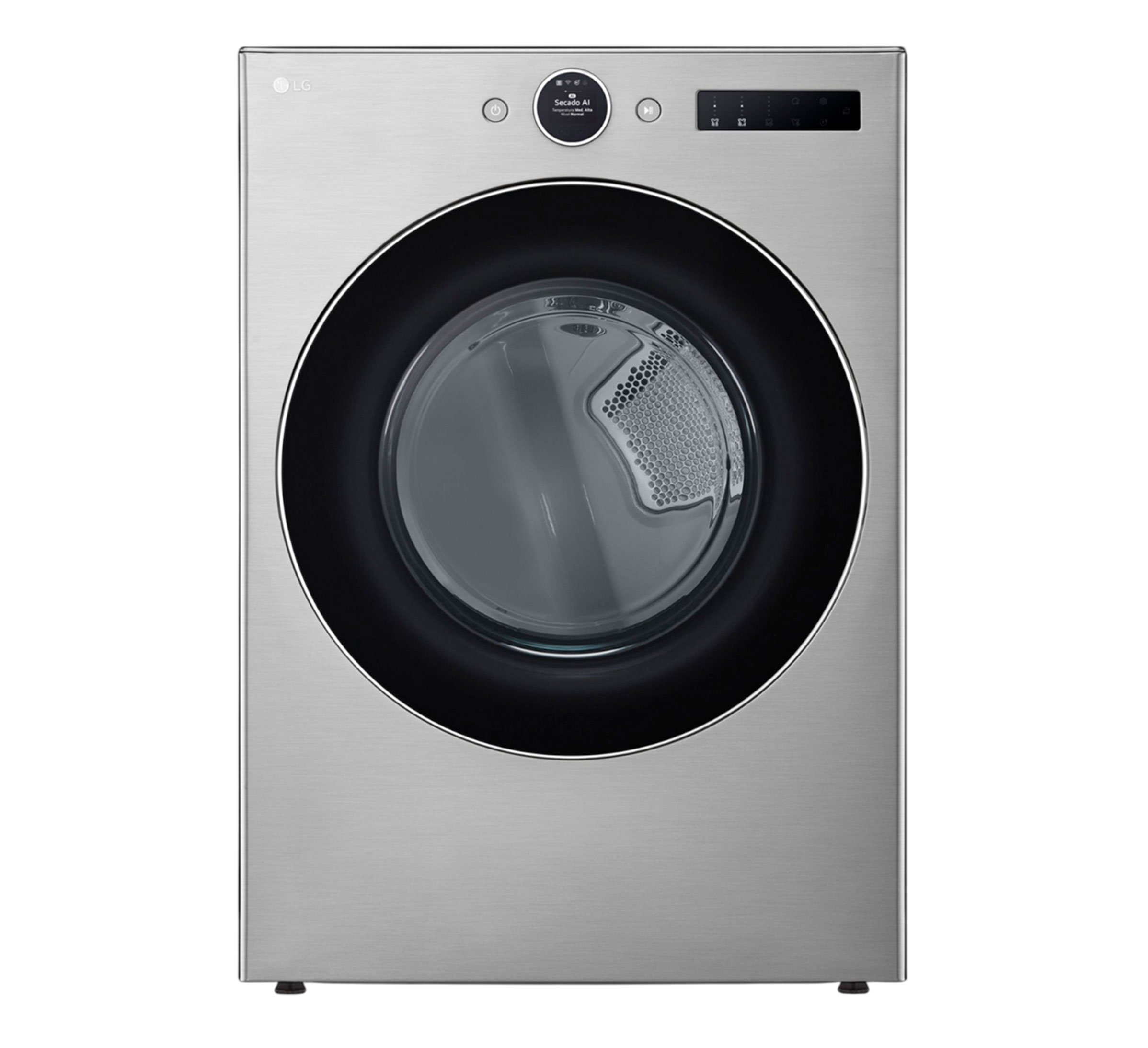 LG secadora a gas carga frontal silver