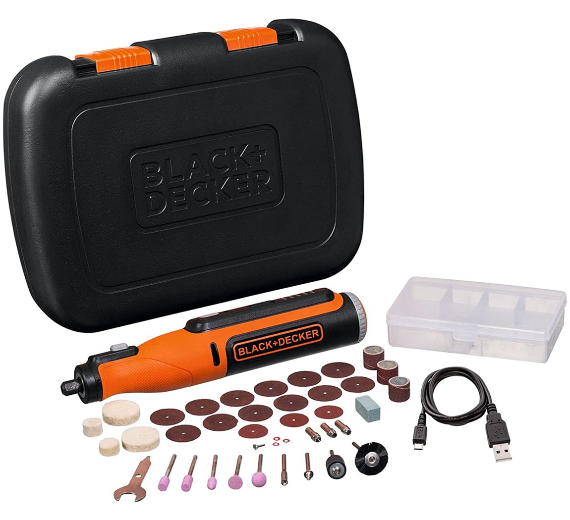Black decker herramienta rotativa inalambrica kit con 36 accesorios