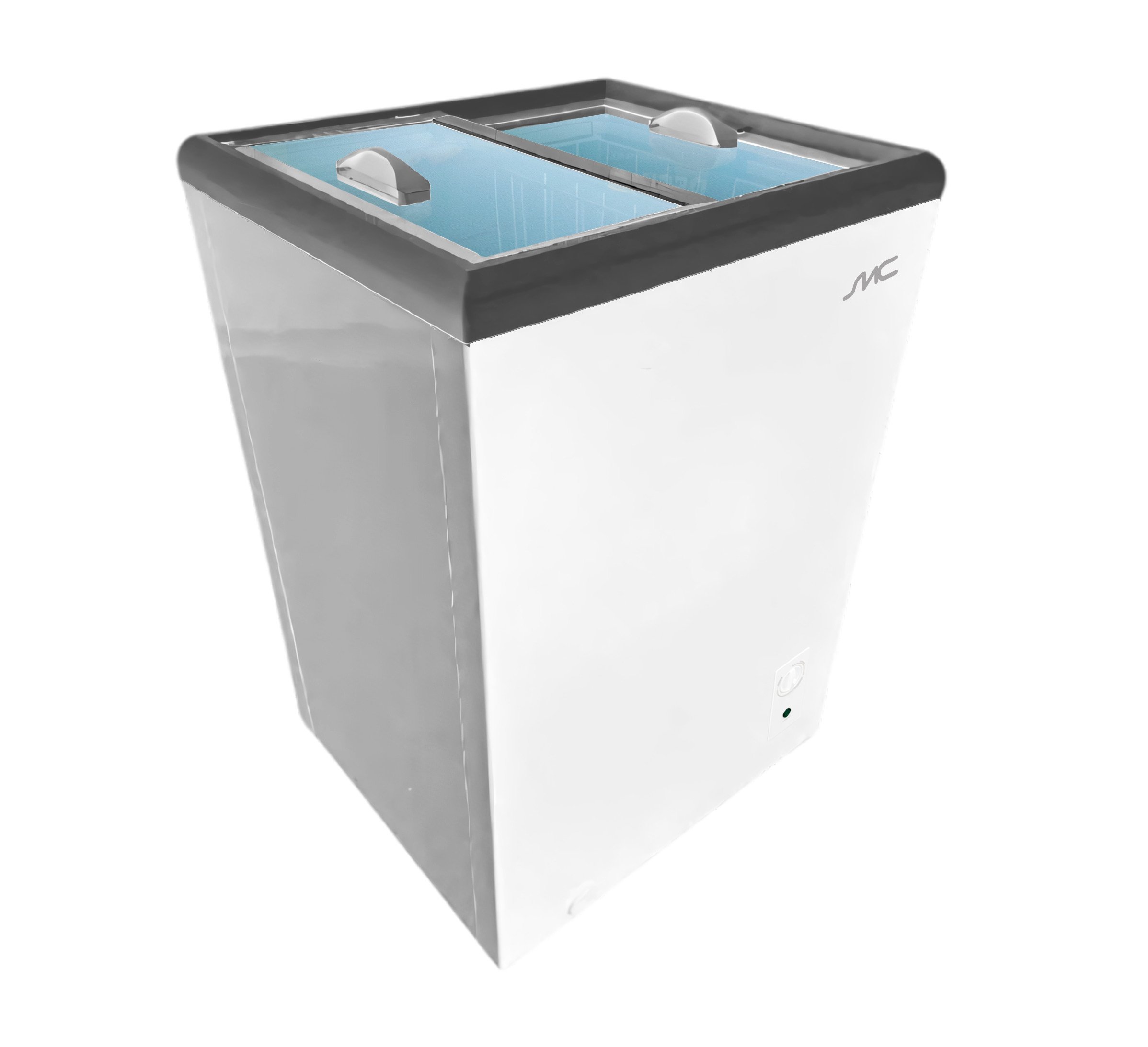 SMC congelador-enfriador puerta transp 82lt 3’ blanco
