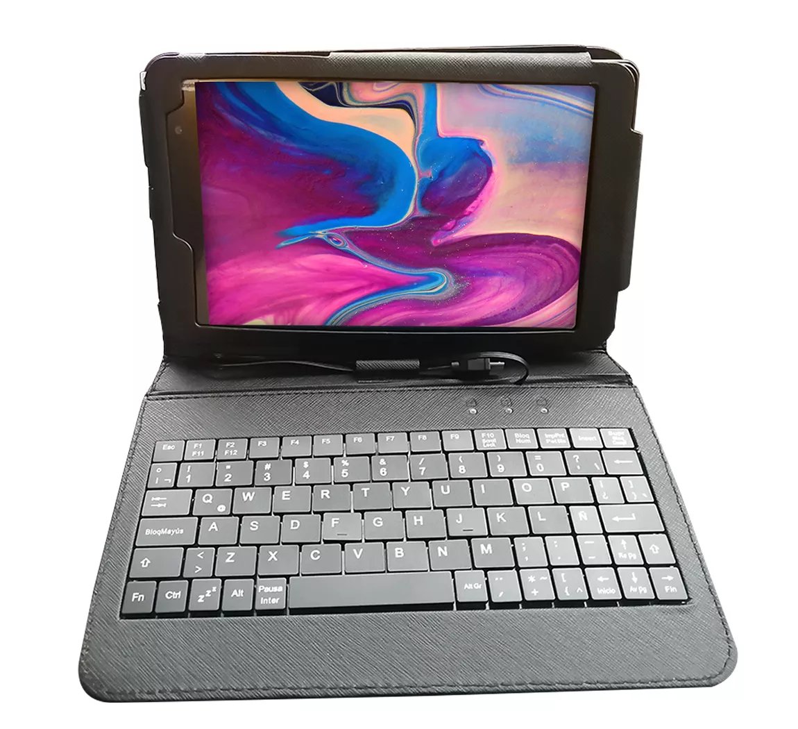 Xtratech Tablet 8¨HD 2GB Ram 16GB Teclado Removible Android 9.0