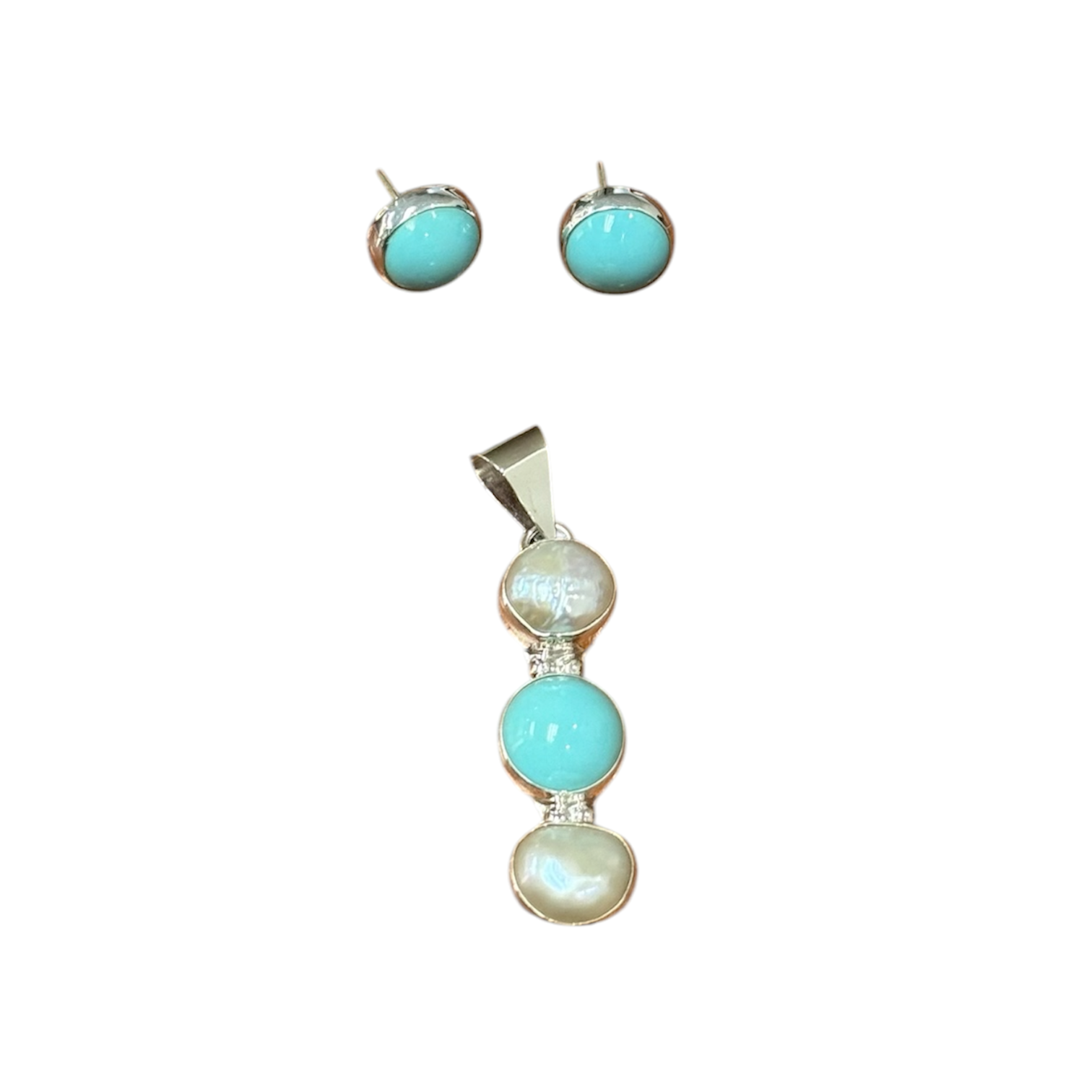 Juego Redondo Con Piedra Natural