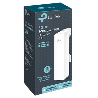 RADIOENLACE TP-LINK TPLINK CPE510 DE EXTERIOR 5GHZ 300MBPS 13DBI