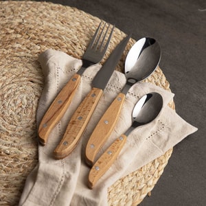 Servilletas de tela beige setx2